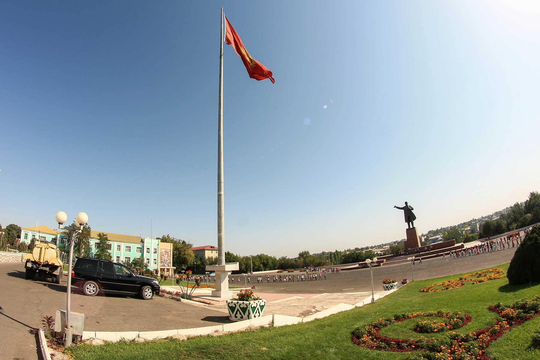 Główny plac Lenin  w Osz Kirgistan