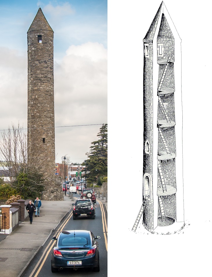 Wieże z kamienia Irlandia Historia